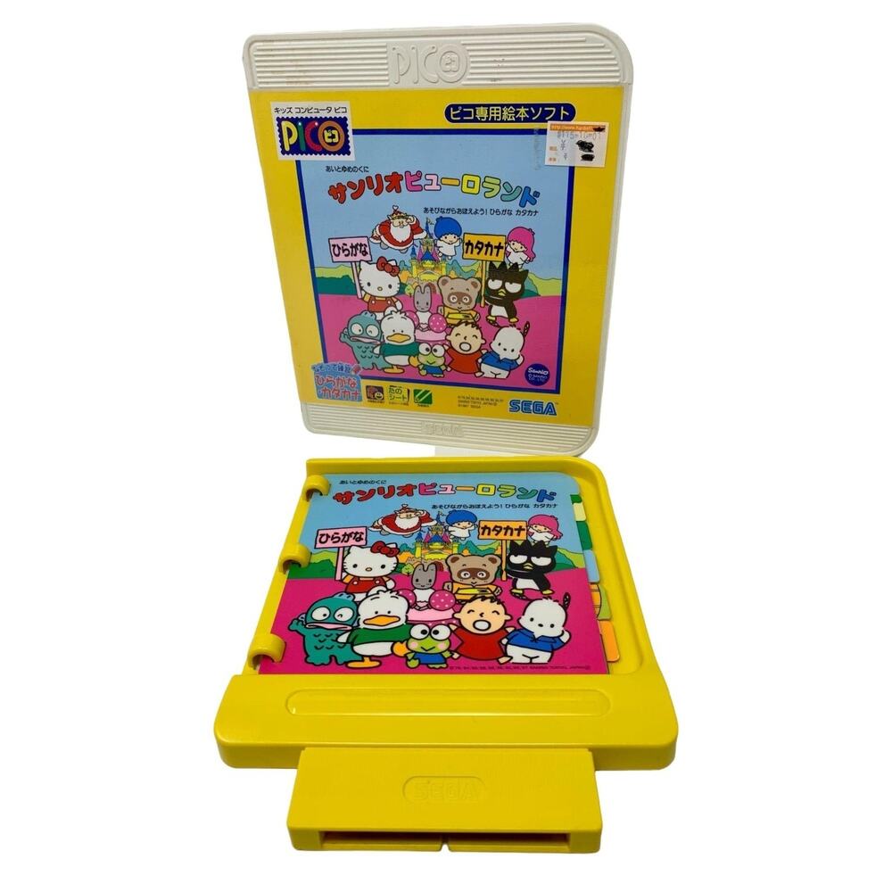 Sega Pico Sanrio Puroland Hiragana Katakana Game Japan Hello Kitty